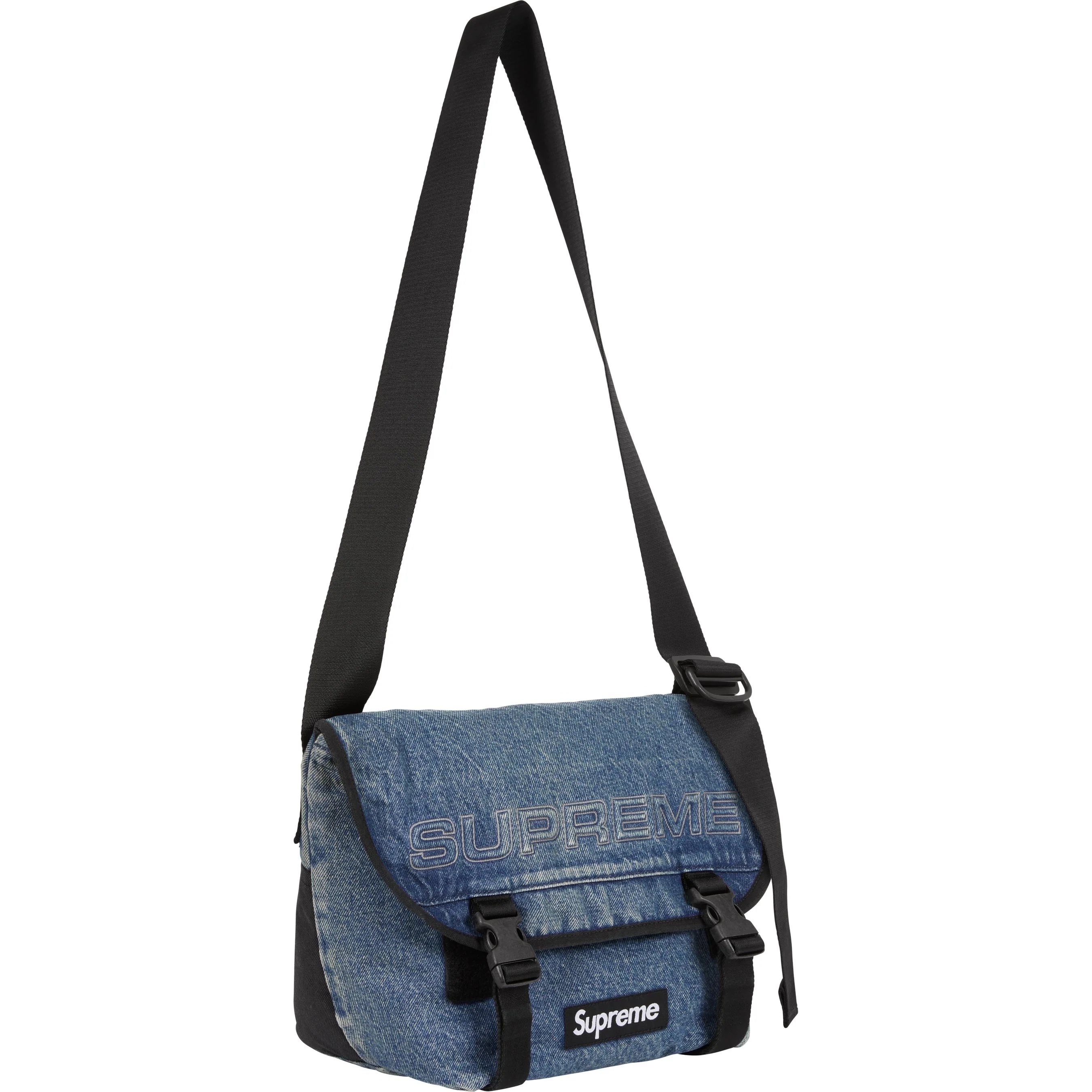 Denim Messenger Bag view 2